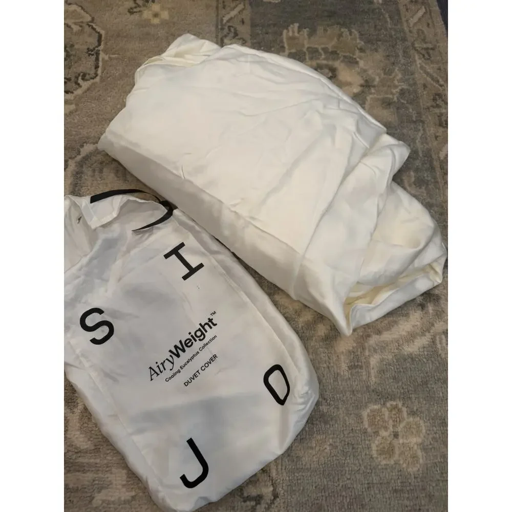 SIJO AiryWeight Eucalyptus Tencel Duvet Cover KING/CAL K NEW $175